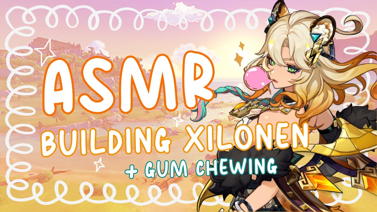 Gum Chewing Relaxing Gameplay | ASMR Genshin Impact