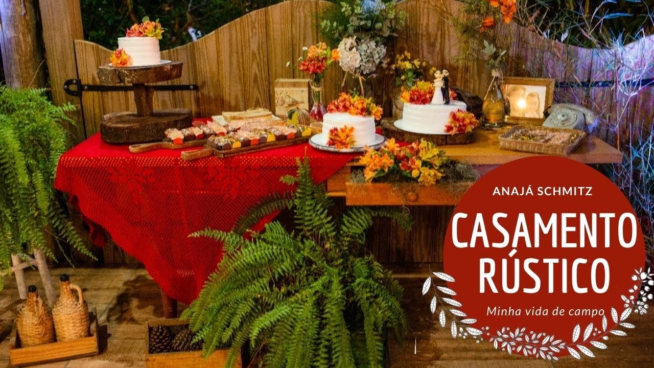 CASAMENTO R&Uacute;STICO em nossa casa com simplicidade /amor/ wedding