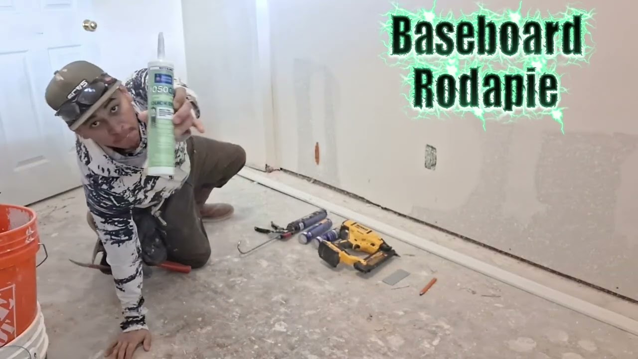 como installar baseboard oh rodapie, y que herramientas basicas usar  ?                  