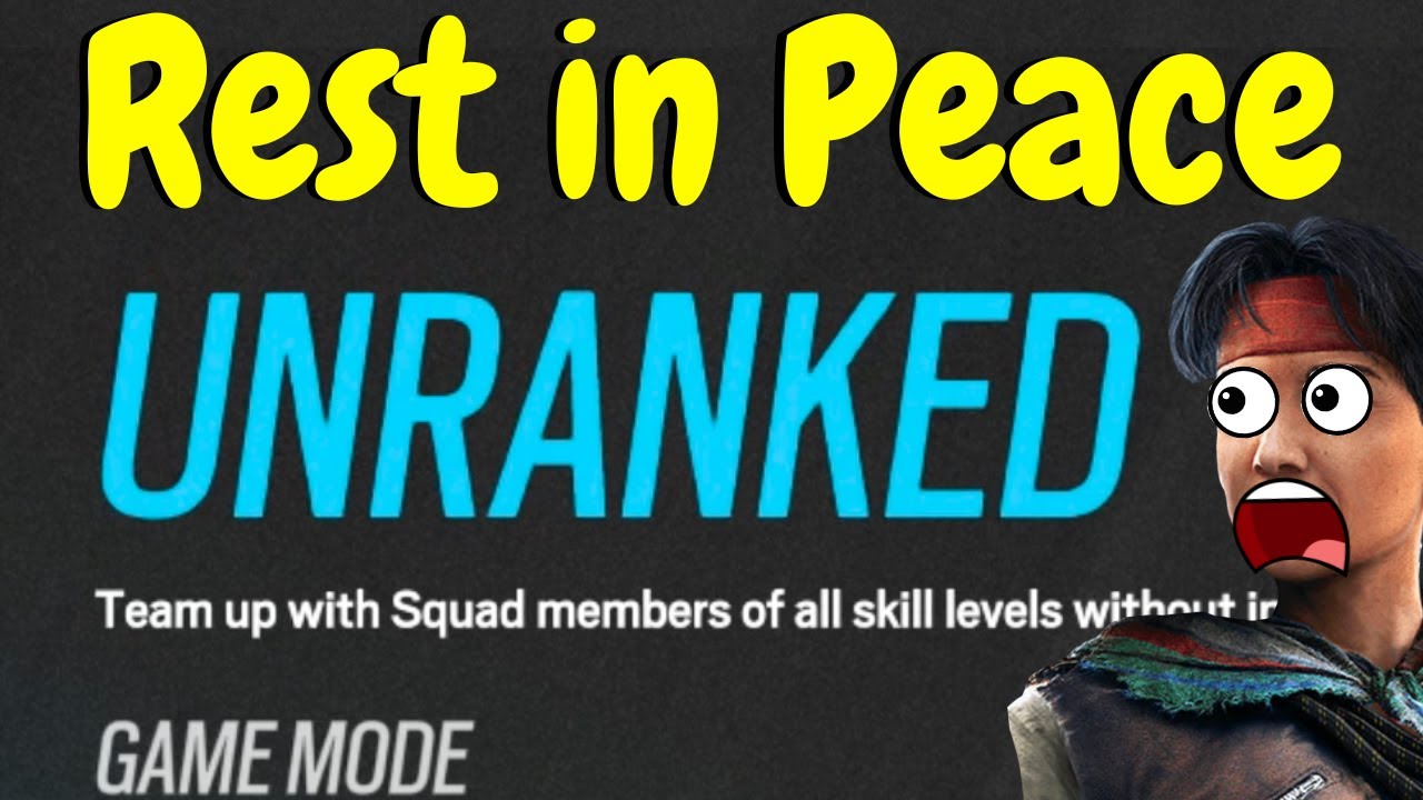 They Removed Unranked in Rainbow Six Siege