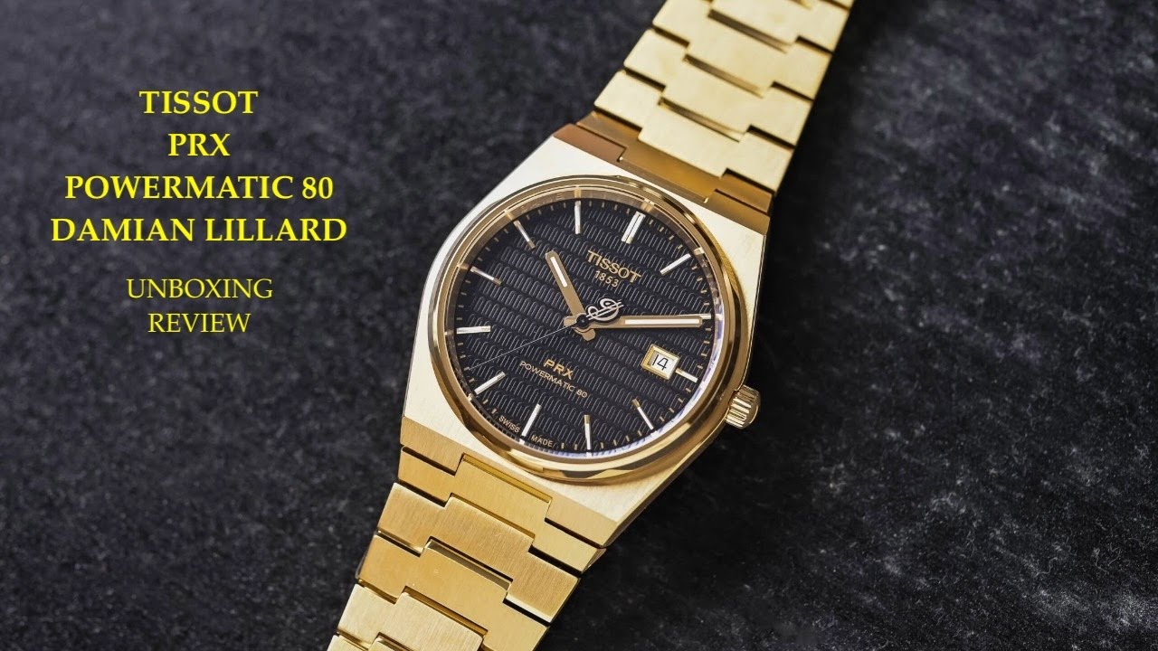 Tissot PRX Powermatic 80 Damian Lillard Automatic T137.407.33.051.00 Watch | Review Valjoux Relogios