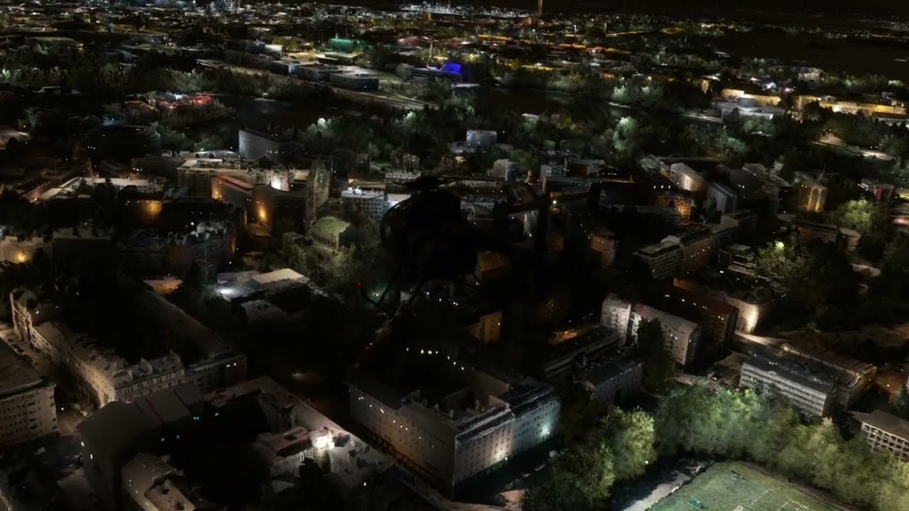 MSFS 2020 Helsinki Enhanced night lights