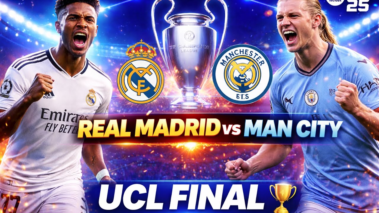 THIS FINAL WAS INSANE 😱 | Real vs Man City | UCL #mbappé #fc26 #fc25 #gamingcommunity #haaland 