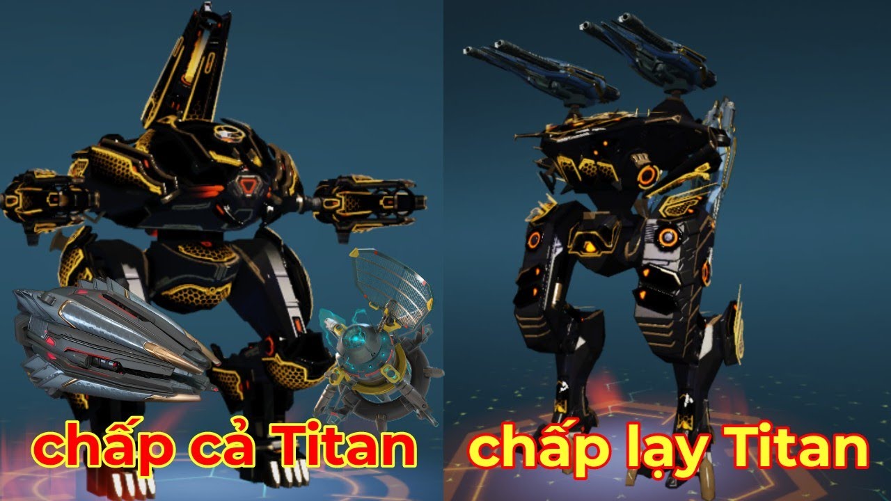 [War Robots] Module mới UE Fenrir mạnh hơn Titan + test UE Aoming