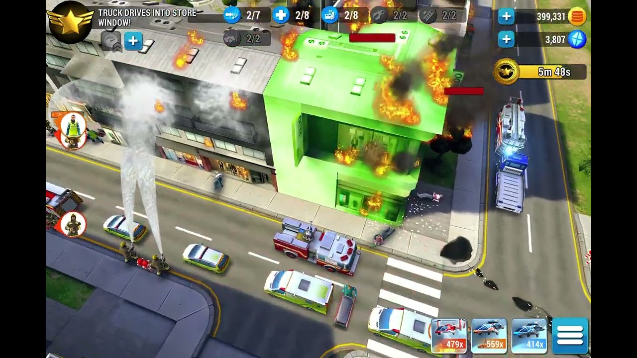 Emergency HQ : ELITE RESPONDER MISSION #07 - Truck drives into store window!