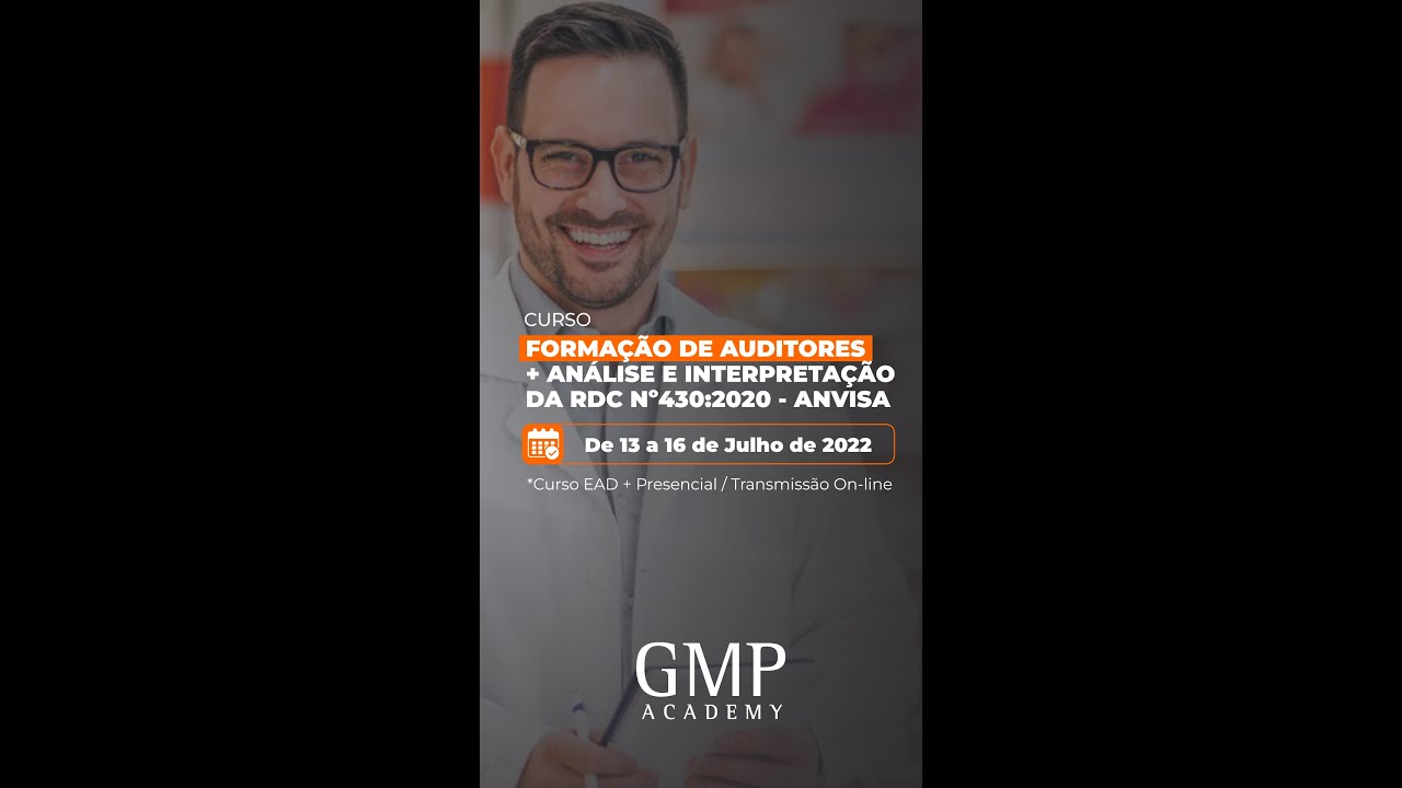 Curso de Forma&ccedil;&atilde;o de Auditores + An&aacute;lise e Interpreta&ccedil;&atilde;o da RDC 430:2020 Anvisa. #shorts