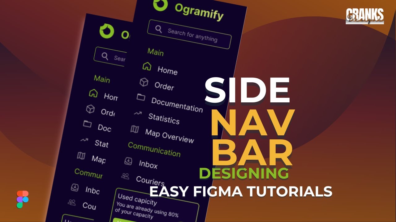 Figma Tutorial | The Ultimate Side Navbar Design Guide For Figma