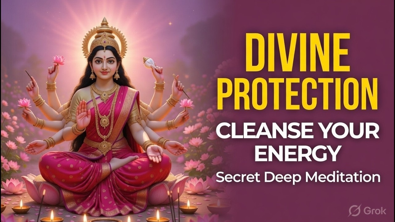 Divine Shield: Navarna Mantra for Inner Peace, Clarity, and Healing 🧘&zwj;♀️💫 | Deep Meditation Music 🐚