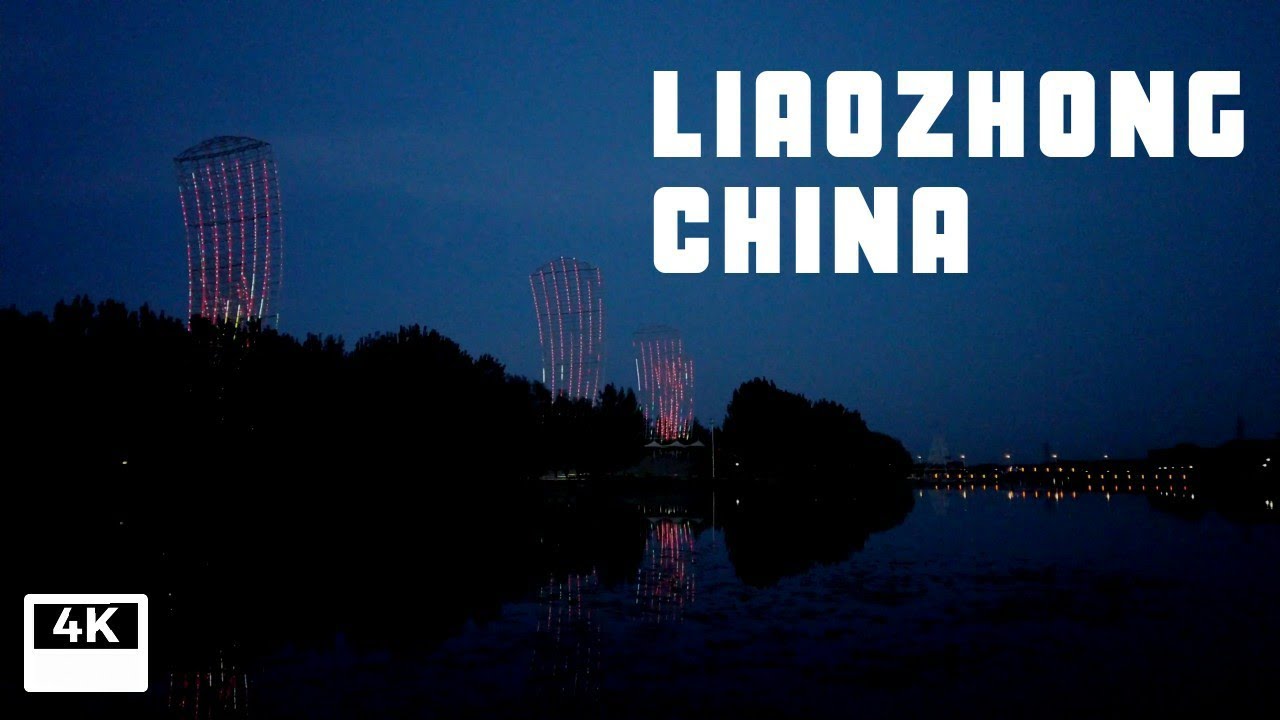 ⁴ᴷ⁶⁰ Walking to the river Park Liaozhong, China (June 06, 2020)