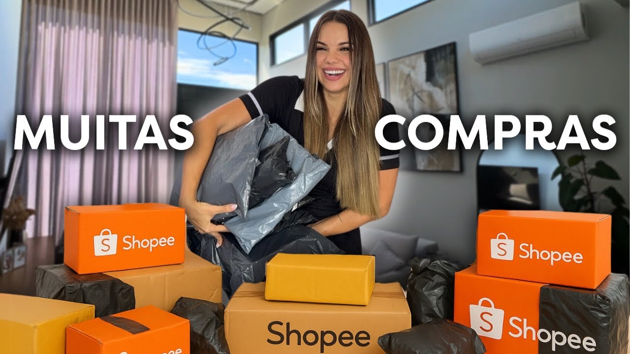 MUITAS COMPRAS DA SHOPEE PARA CASA E PARA MIM! 🥰♥️
