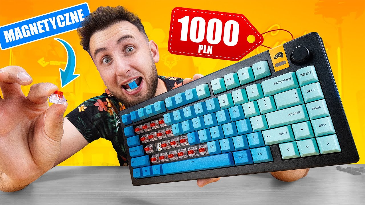 Wydasz 1000 zł na klawiaturę? Czy MAGNETYCZNE switche robią r&oacute;żnicę? Test Glorious GMMK 3 HE
