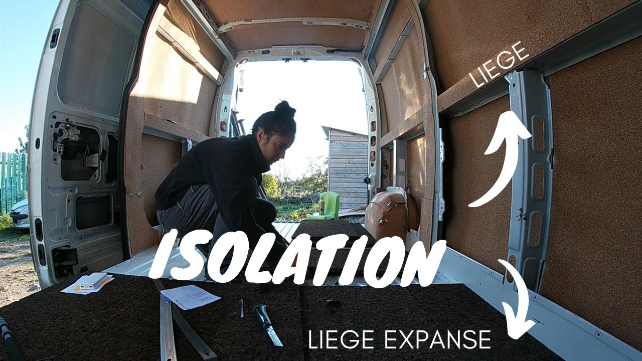 VAN #3 Isolation - Liège sur parois, plafond et sol – matériaux écologiques