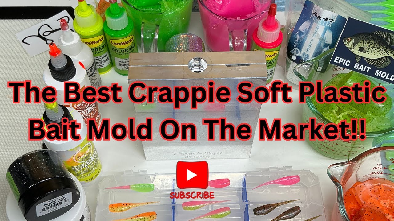 Лучшая на рынке форма для приманки из мягкого пластика Crappie #epicbaitmolds #bardownbaits #crap...