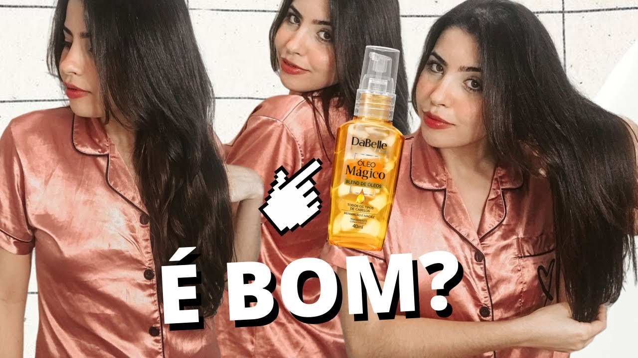 TESTEI O ÓLEO MÁGICO *DABELLE* é bom mesmo? FINALIZEI O CABELO