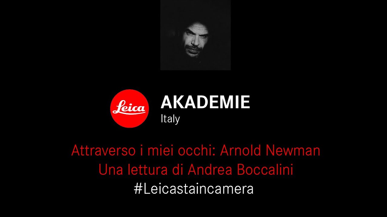 Attraverso i miei occhi -  Arnold Newman con Andrea Boccalini