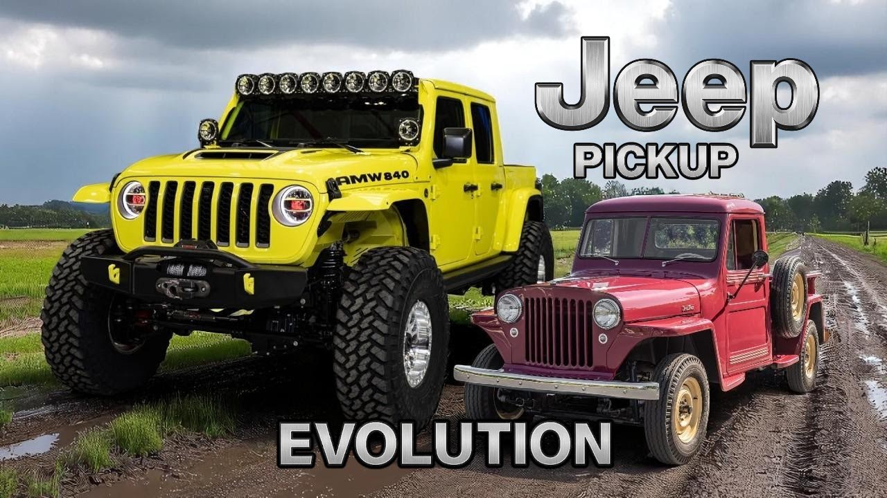 Jeep Pickup Evolution (1947-Present) | Willys ➜ Gladiator