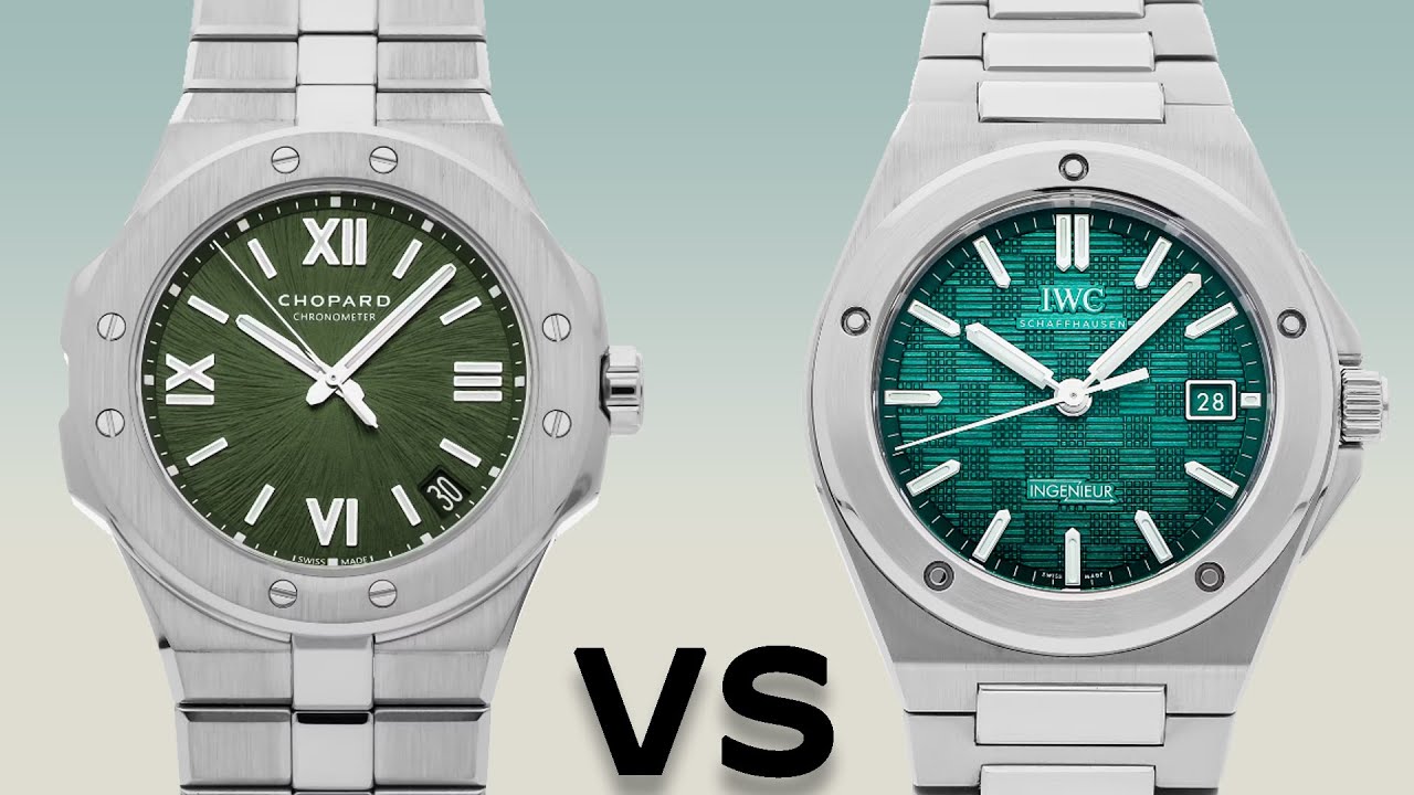 Chopard Alpine Eagle (298600-3014) vs IWC Ingenieur Aqua Dial (IW3289-03) - Hands-On Comparison