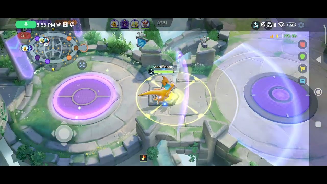 Pokemon unite gameplay