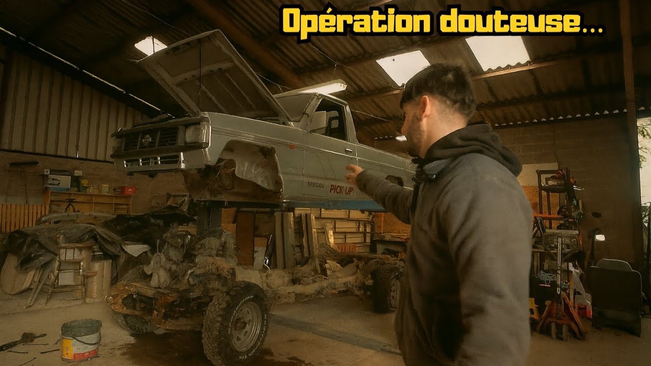 V8 pickup project: The body flies away, the chassis remains! (Ep3)