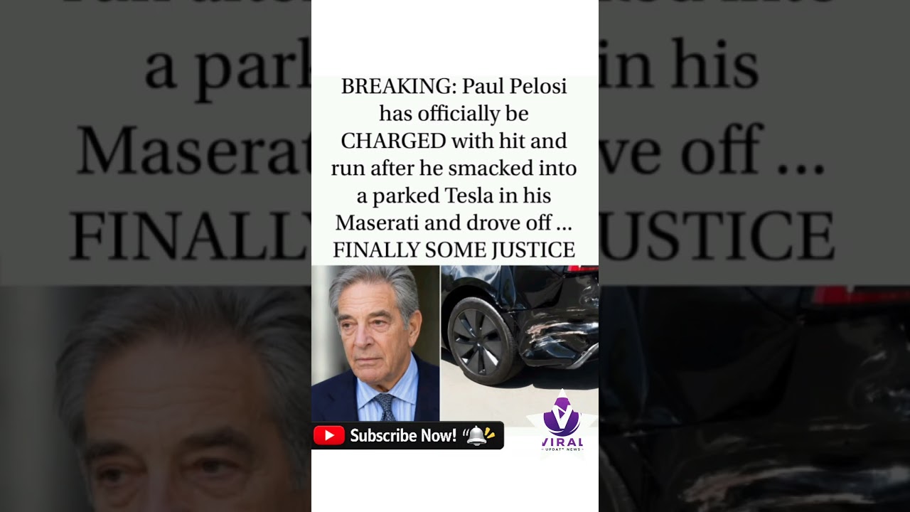 Justice served, one Maserati crash at a time. 🏎️💥⚖️#PaulPelosi #HitAndRun #JusticeServed