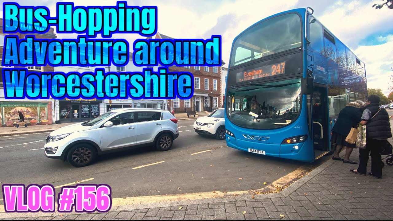Bus-Hopping Adventure around Worcestershire | VLOG #156