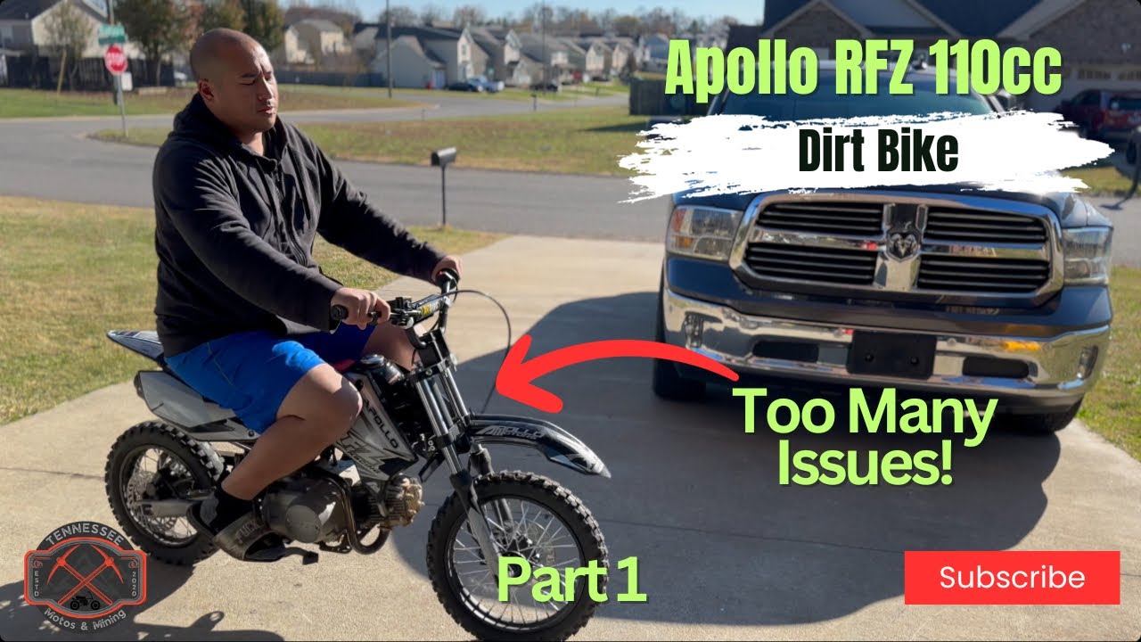 Apollo RFZ 110cc Dirt Bike Restoration: So Many Issues To Fix!  (Part 1)