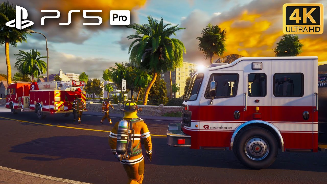 Firefighting Simulator - The Squad - PS5 PRO Gameplay 4K 60FPS