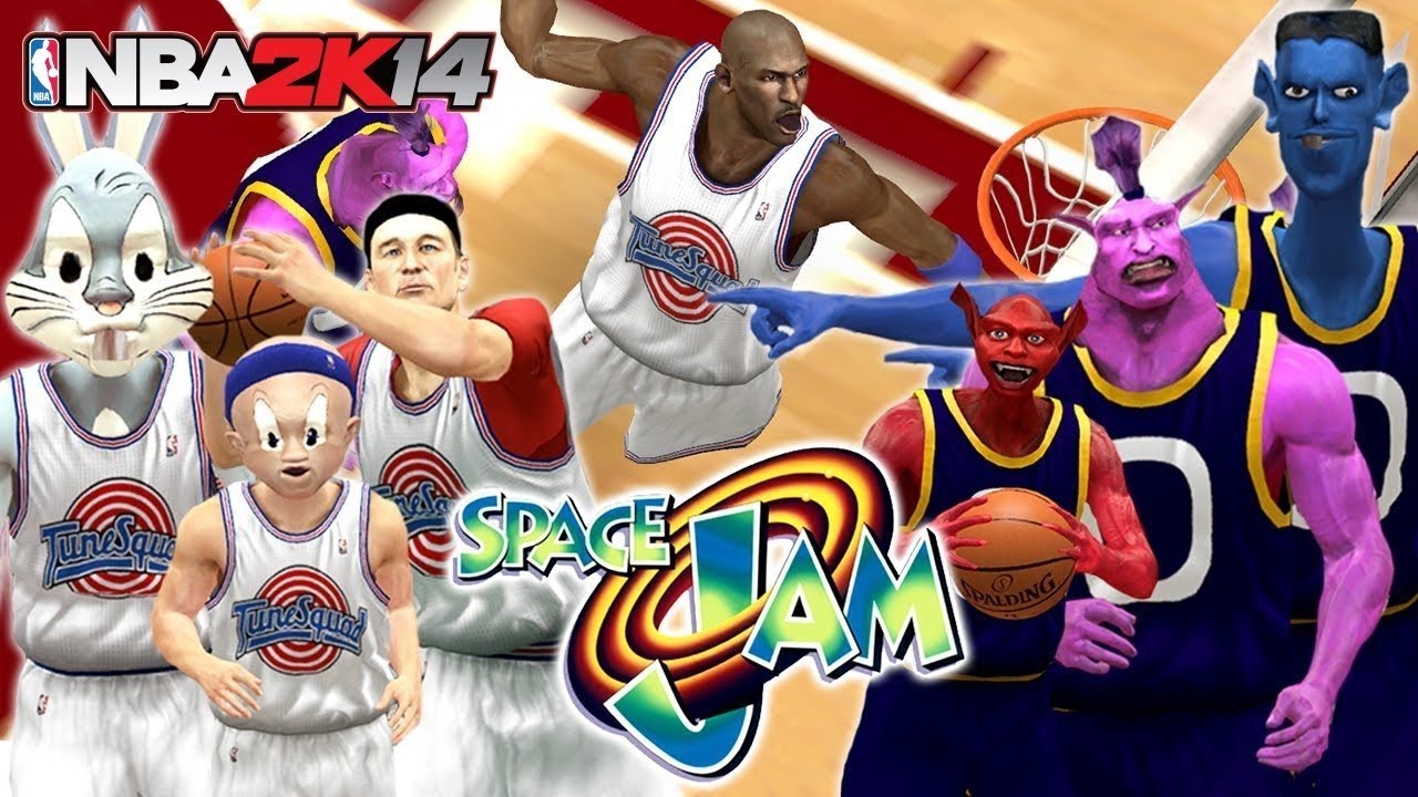NBA 2K14 : THE MONSTARS vs TUNE SQUAD [FULL GAME]