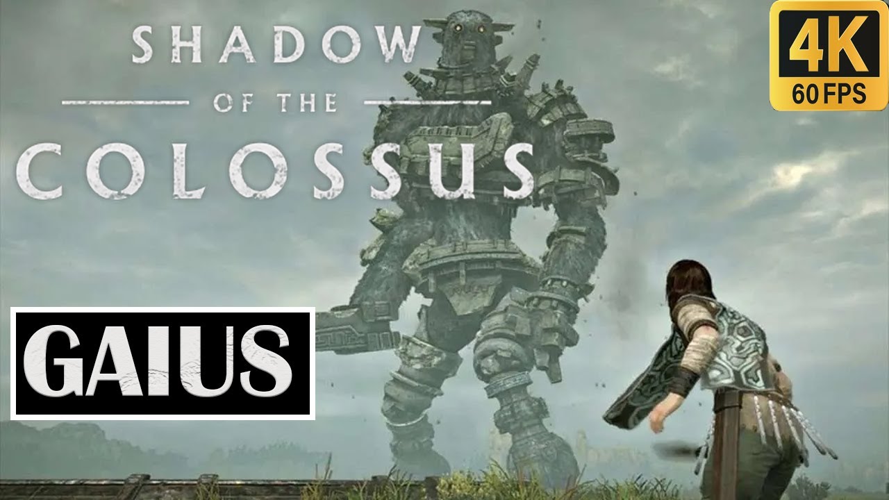 Shadow Of the Colossus - Gaius Boss Fight 4K Ps5 60 Fps