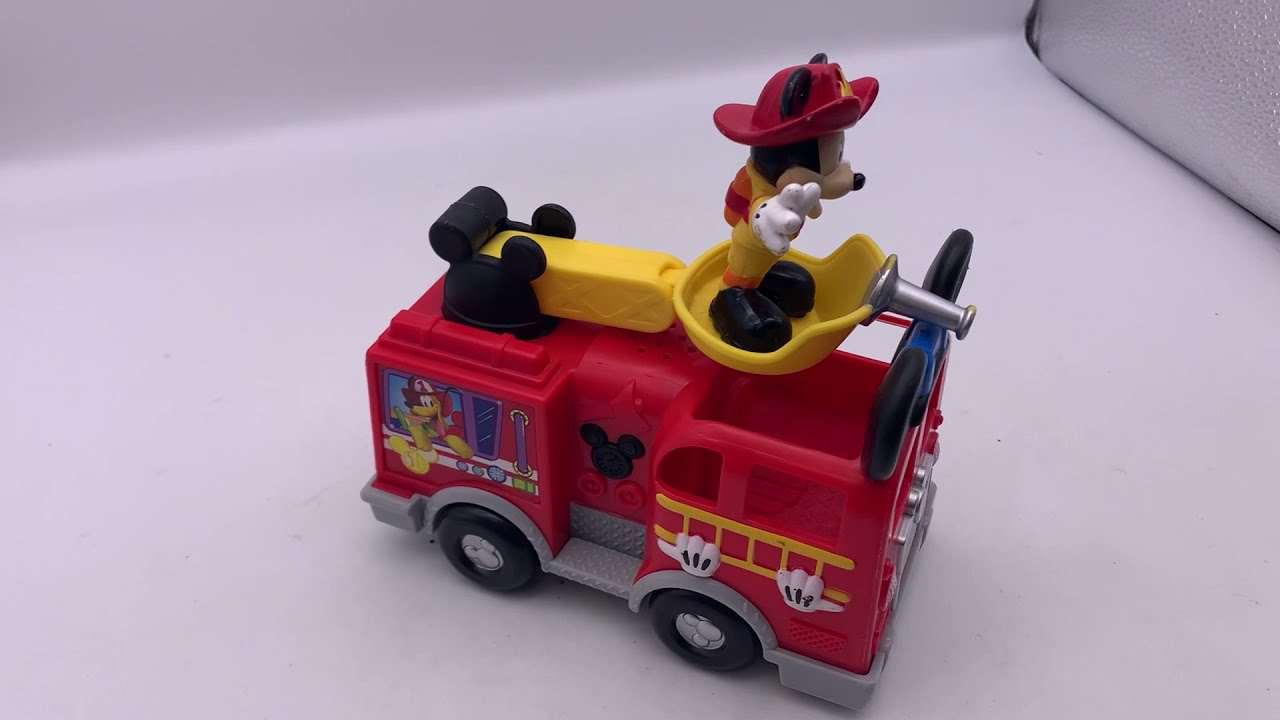 Mickey Mouse Clubhouse Toy Save the Day Fire Truck Vehicle with Figure 2011 How does it work?