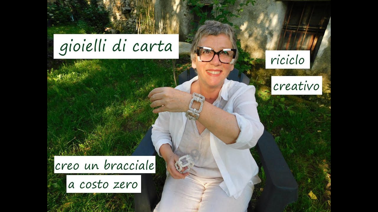 RICICLO CREATIVO faccio un bracciale a costo zero