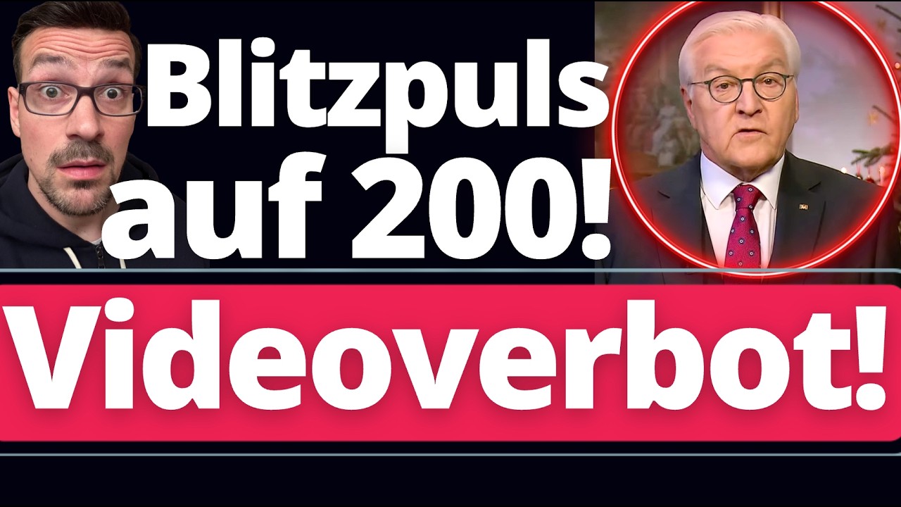 Schock-Diagnose: Arzt verbietet mir Steinmeier Videos zu machen!