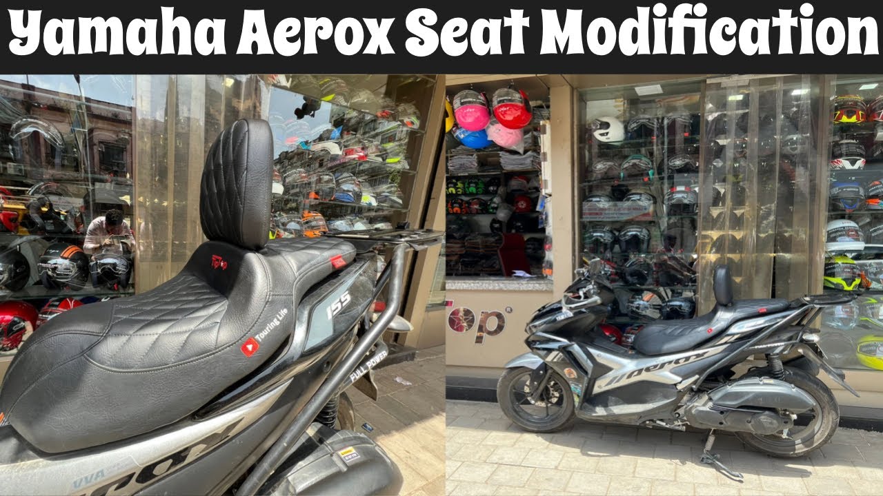 Yamaha Aerox Seat Modified For Leh Ladakh Ride 2022 #touringlife