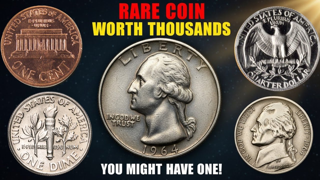 Top 5  Valuable  US Coins Worth Big Money That Many People Still Spend