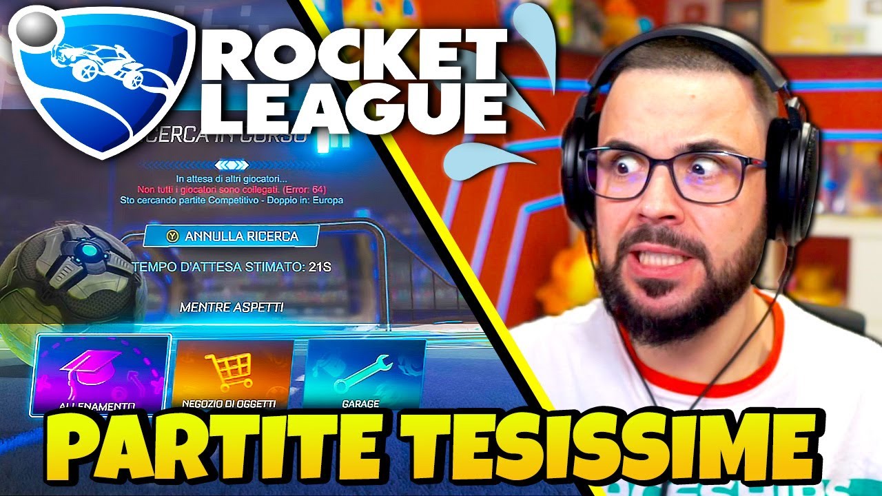 Queste partite sono Davvero Tesissime - ROCKET LEAGUE