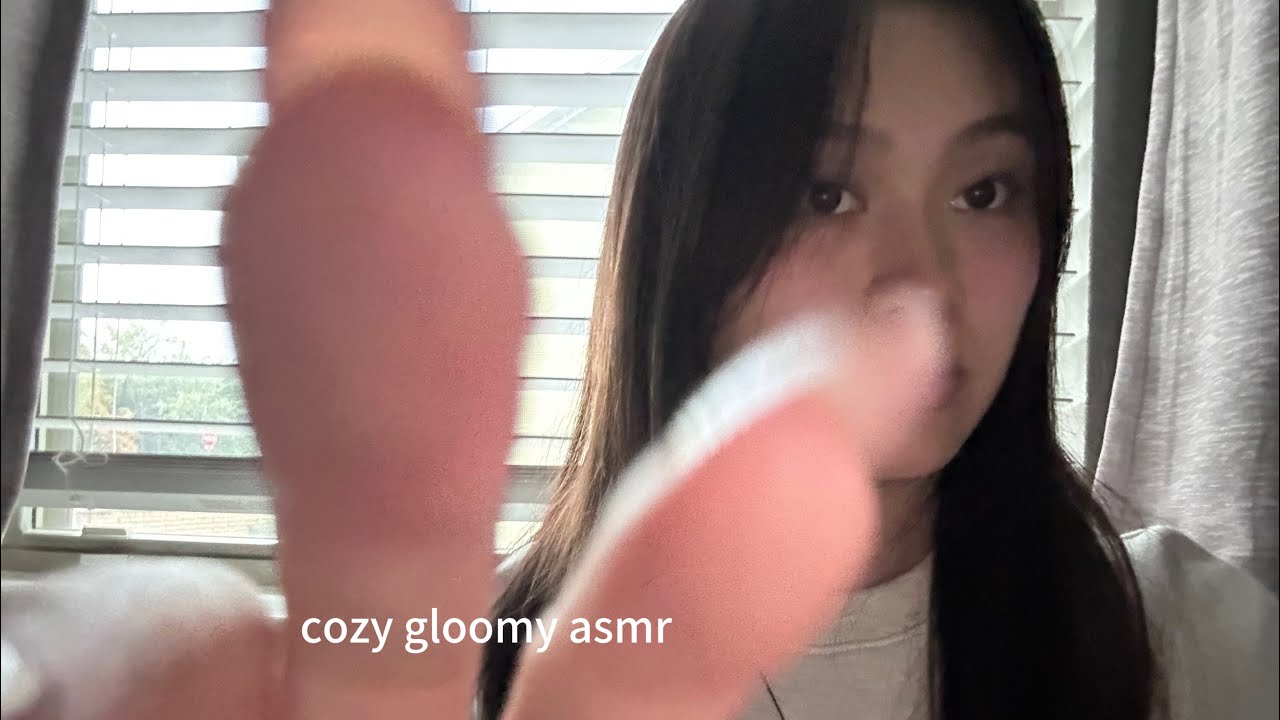 personal attention asmr (face scratching, fixing flyaways, little talking)