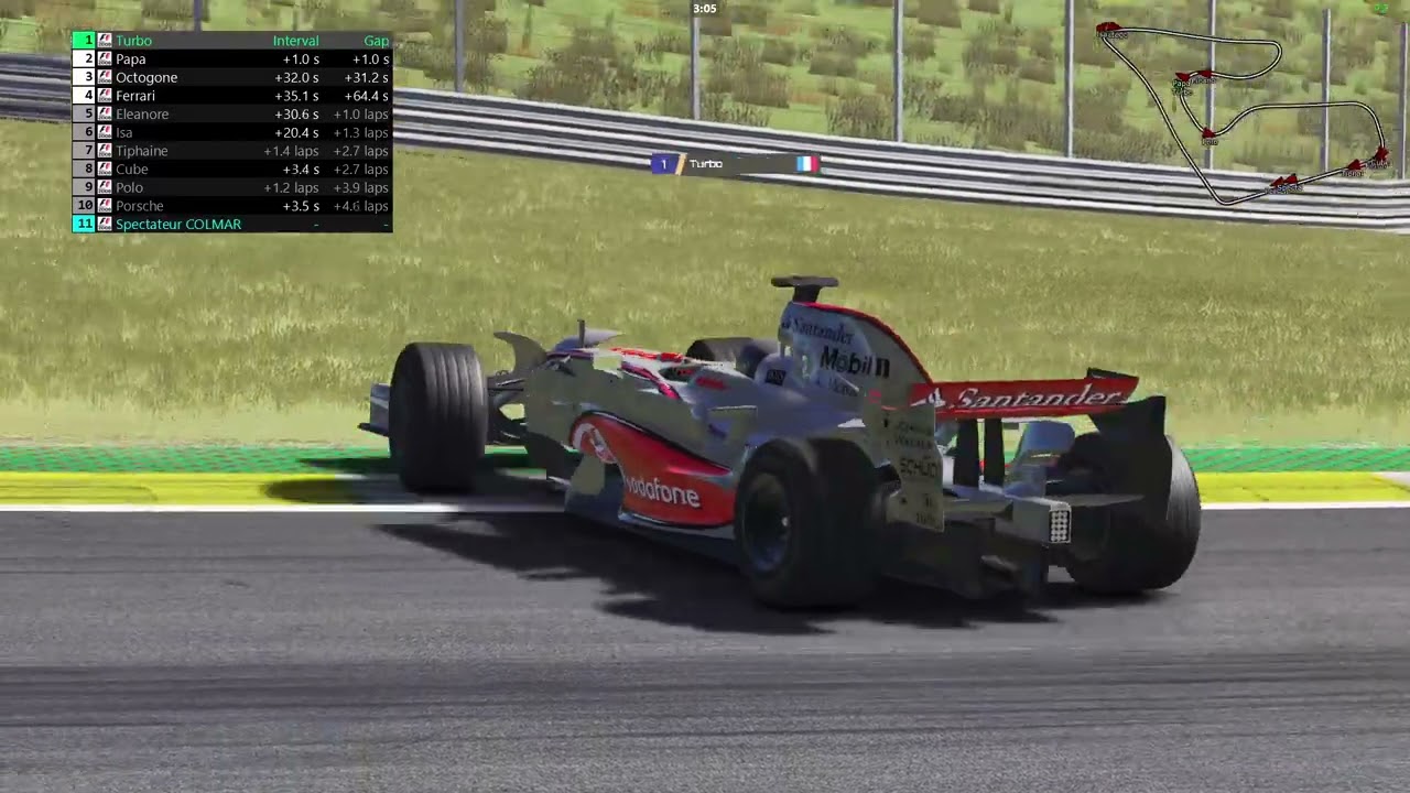 Legend Track Anniversaire Noah BAUMAN Course 1  - F1 McLaren 2008 / Red Bull Ring