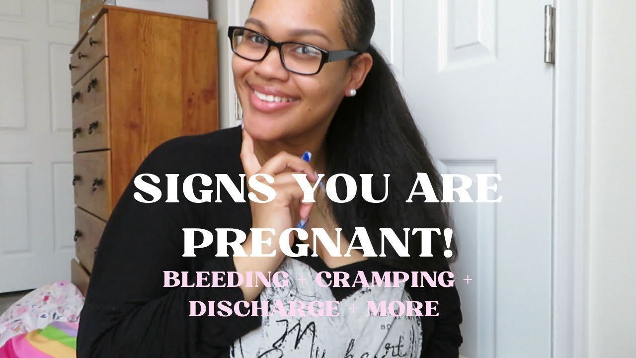 Signs of Pregnancy BEFORE Missed Period | Bleeding + Cramping + Discharge & MORE
