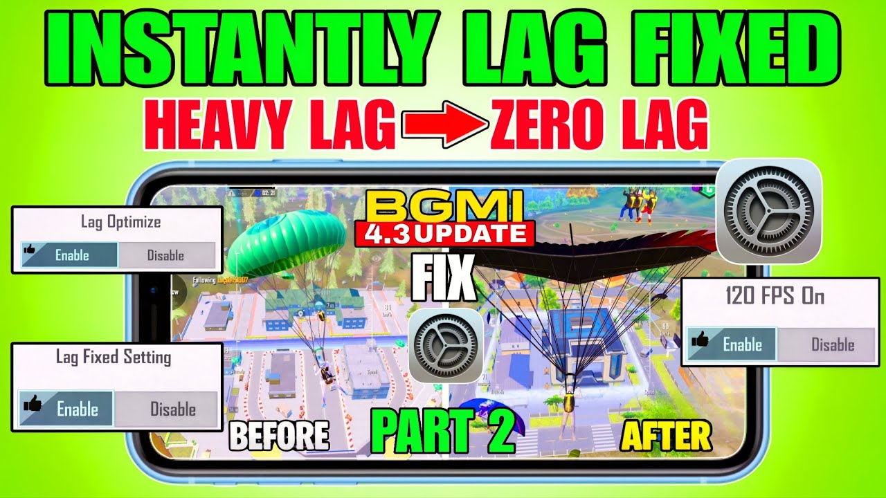 4.3 Update😳Instant ( LAG ) Fixed SETTINGS (Part 2), Zero Lag & High FPS Trick, BGMI Lag Fix 2026🚀