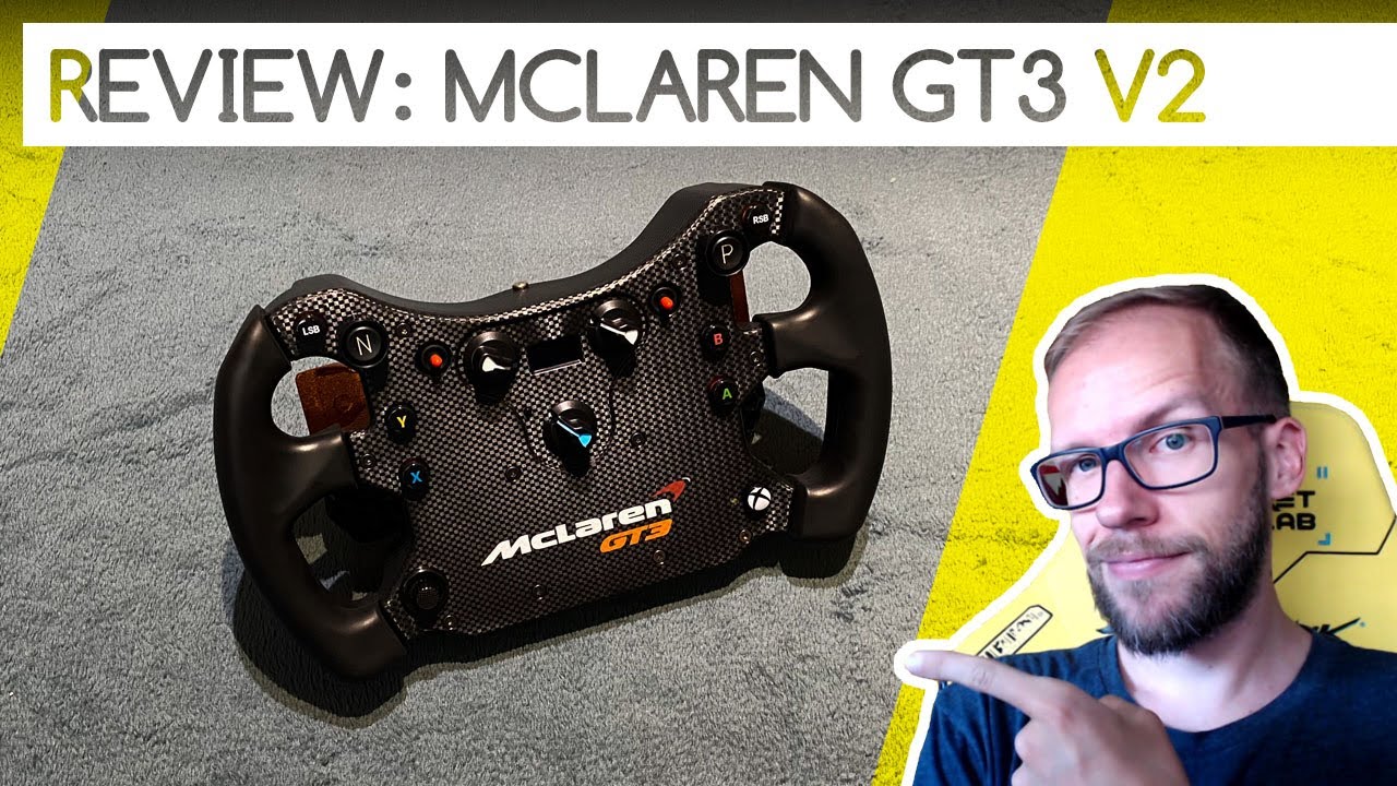 Review of the new Fanatec McLaren GT3 V2 Steering Wheel