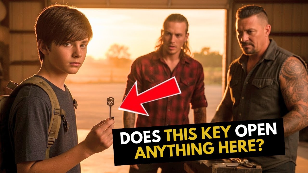 Boy With Rusty Key Asks Bikers: 'Does This Open Anything?' — One Dropped a Wrench, Another Went Pale