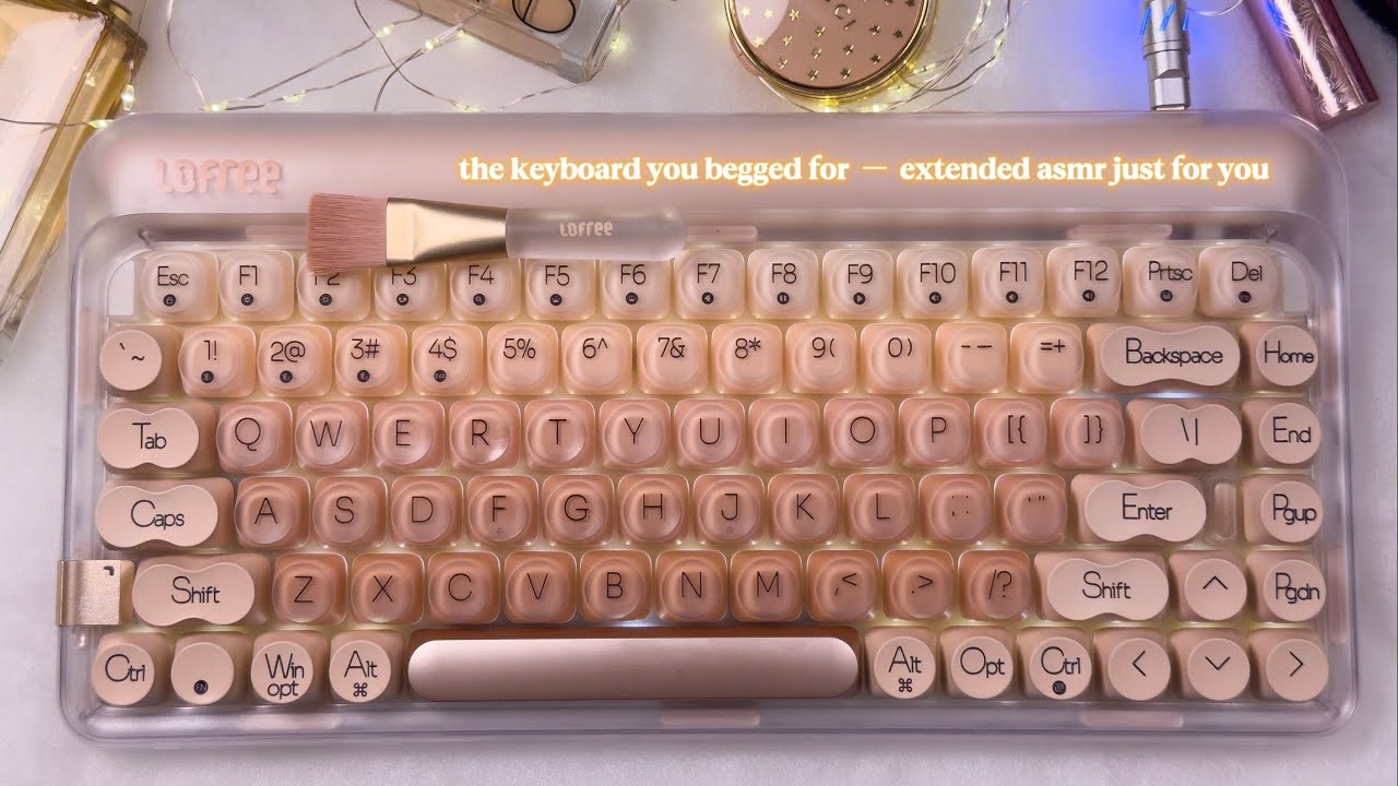 Brain Tickling ASMR✨The Keyboard You All Wanted | @Lofree Dot Foundation Keyboard