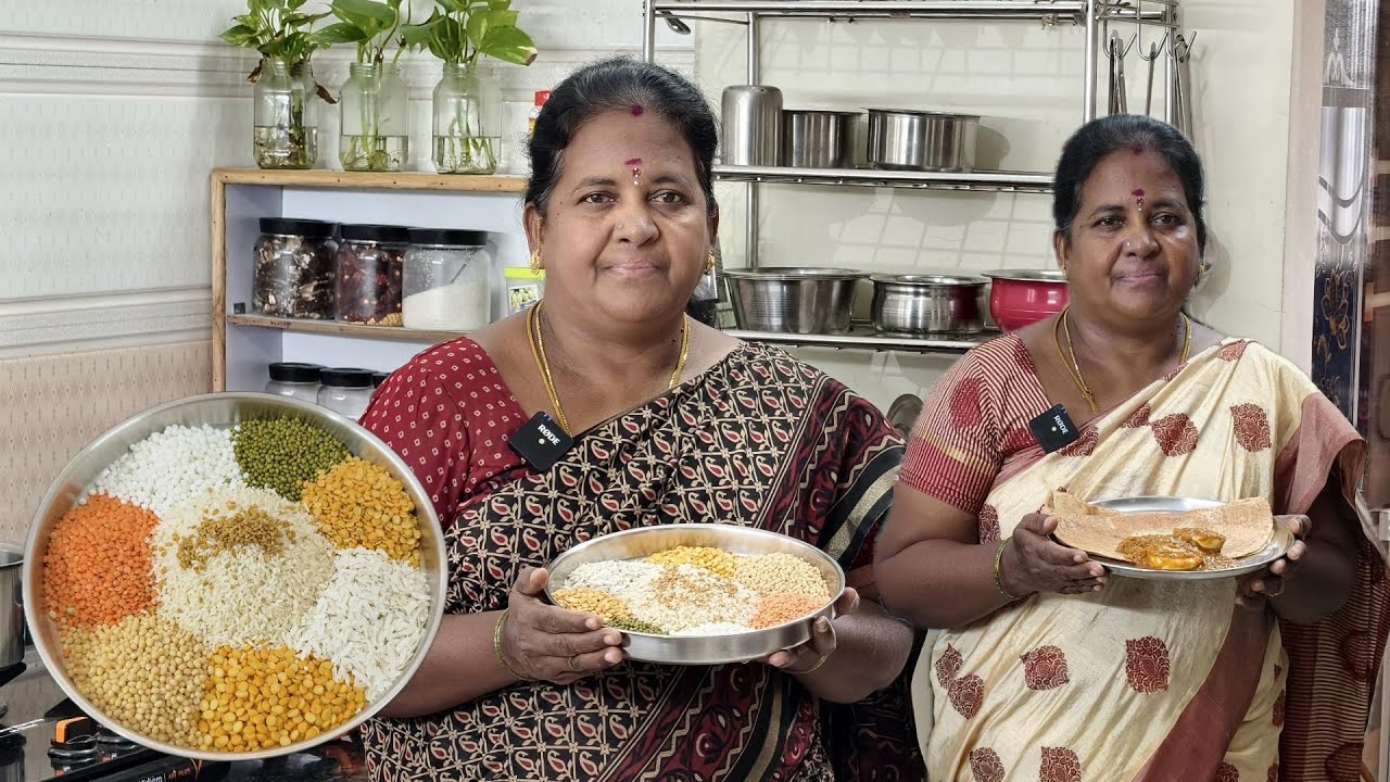 தோசை இனி அடிக்கடி செய்வீங்க! ஆனா அரிசி மாவு வச்சு இல்லை | Healthy Dosai with Egg Curry Recipe