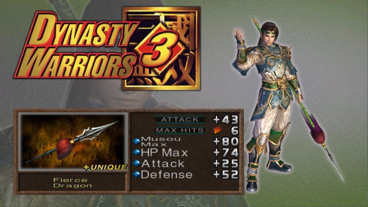 Zhao Yun - 4th Weapon | Dynasty Warriors 3 (4K, 60fps)