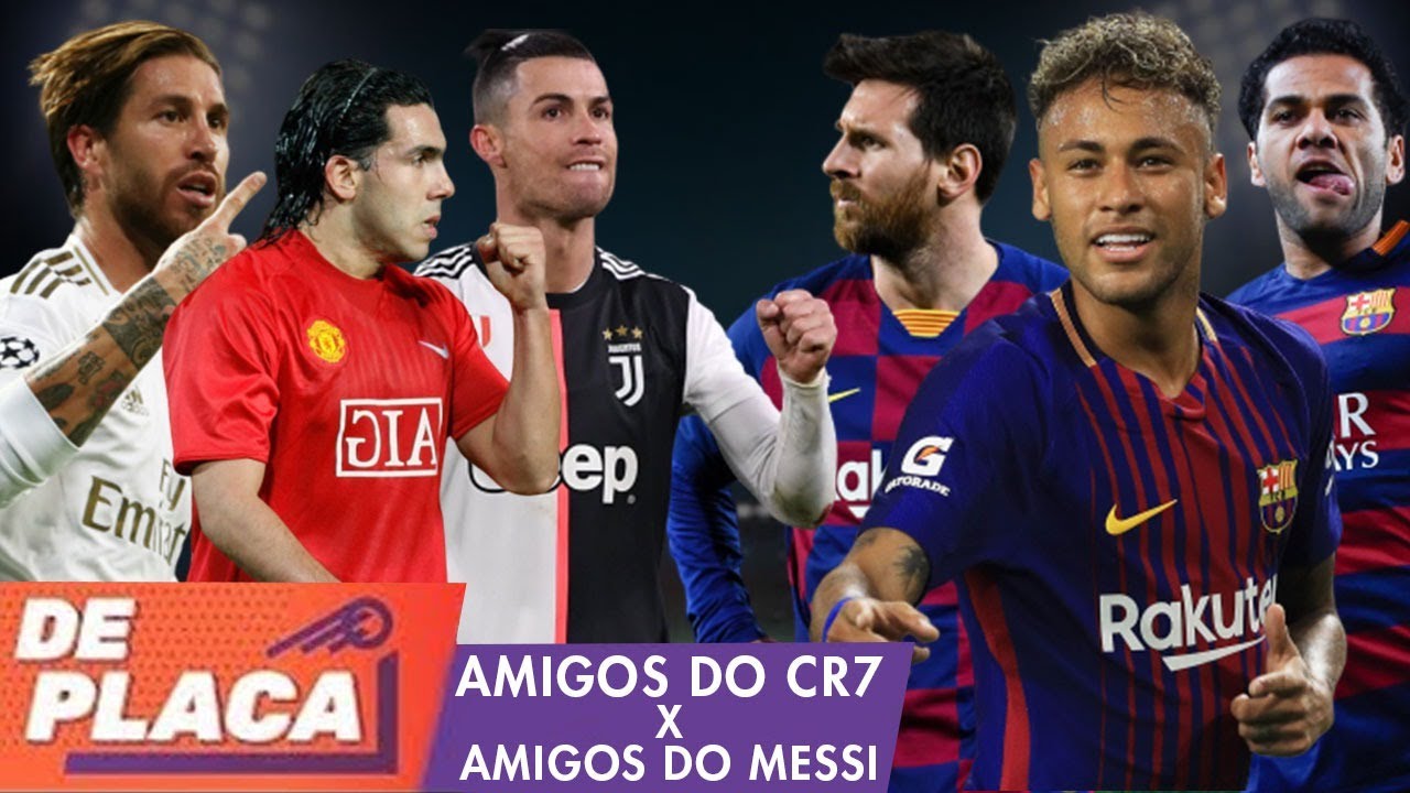 AMIGOS do CR7 x AMIGOS do MESSI: Qual o MELHOR TIME? - Mano a Mano