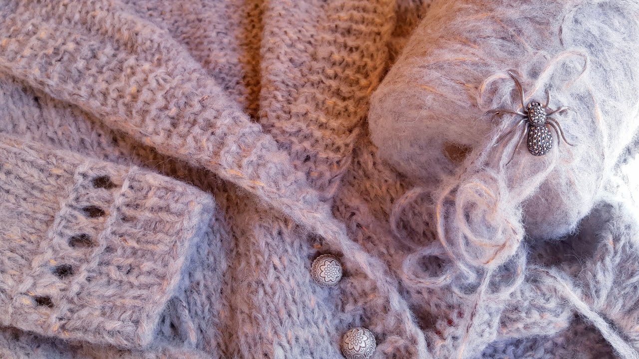 ВЯЗАНИЕ 🧶 Кардиган Обещает Стать Любимым 🧥 / начало процесса #вязаниеспицами