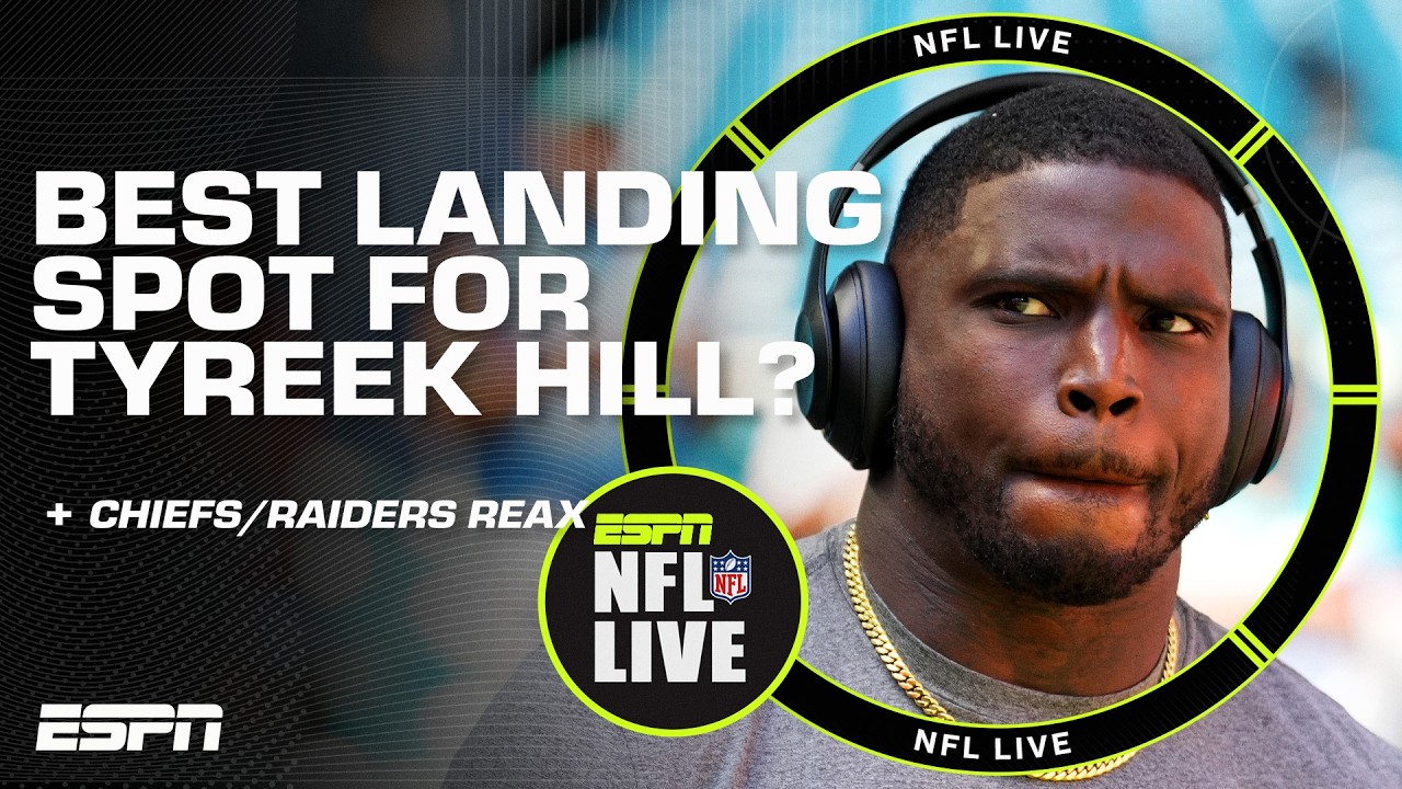 Top Stories 👀 Where could Tyreek Hill sign + Breaking down KC&rsquo;s win in Vegas | NFL Live