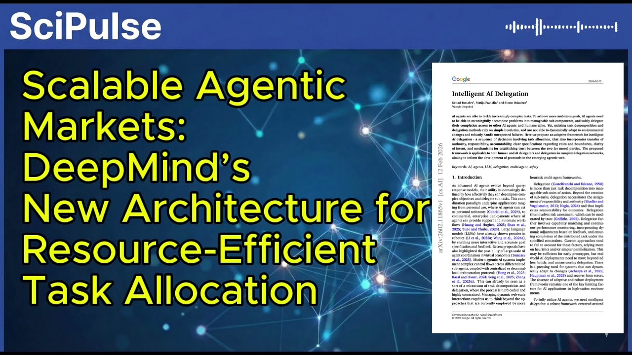 Scalable Agentic Markets: DeepMind’s New Architecture for Resource-Efficient Task Allocation