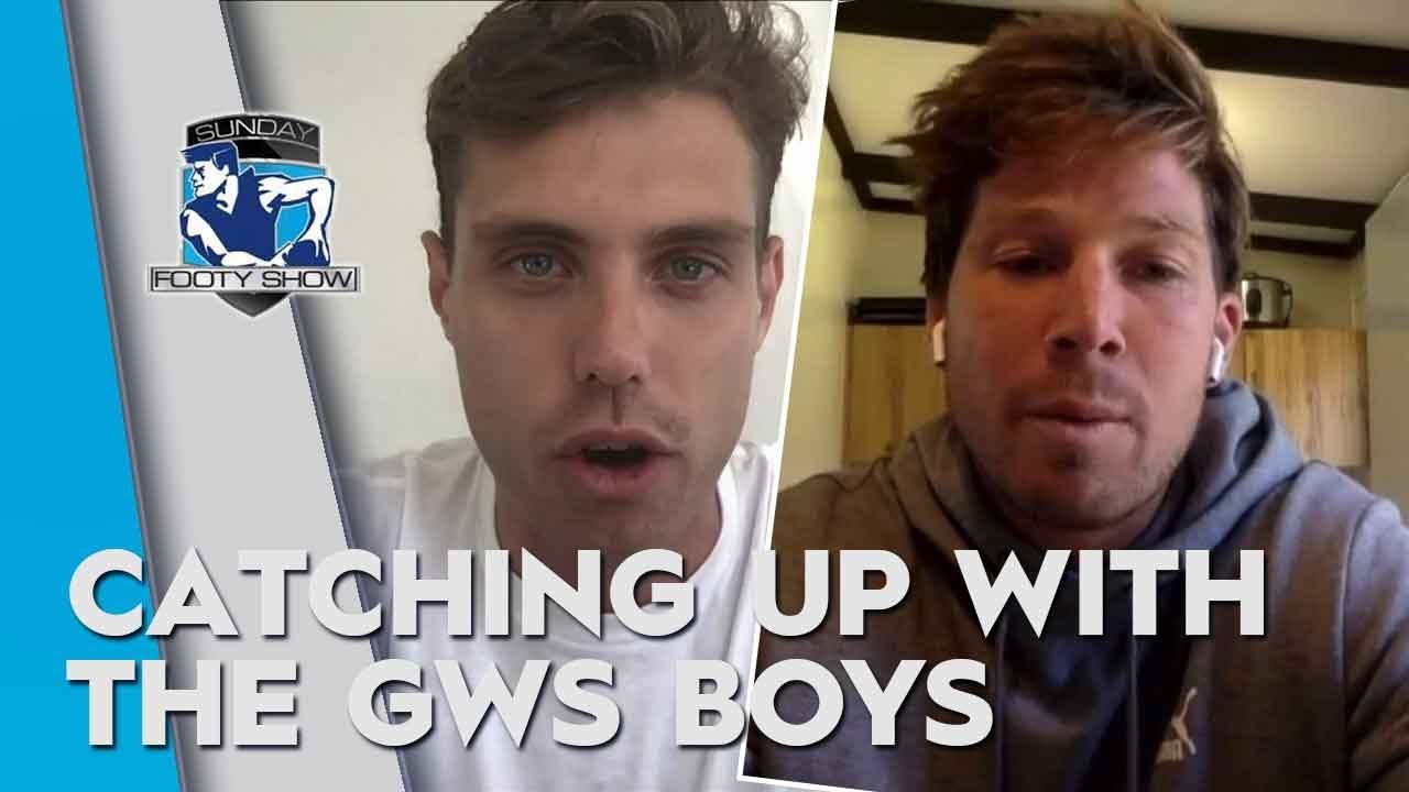 Hilarious chat with Tommy Sheridan and Toby Greene - Sunday Footy Show | Footy on Nine