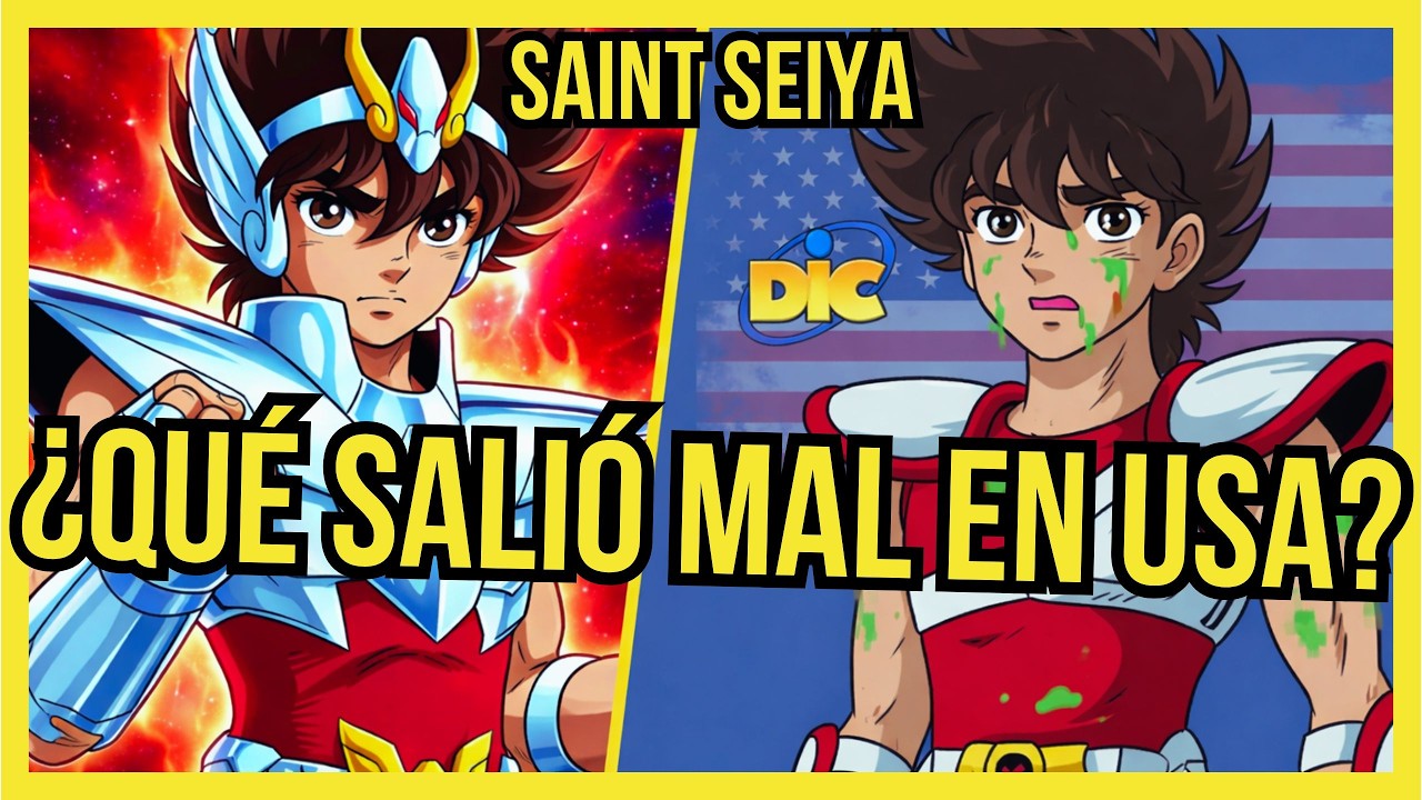 ¿Por qué el ANIME de SAINT SEIYA FRACASÓ en USA? El Desastre de DiC